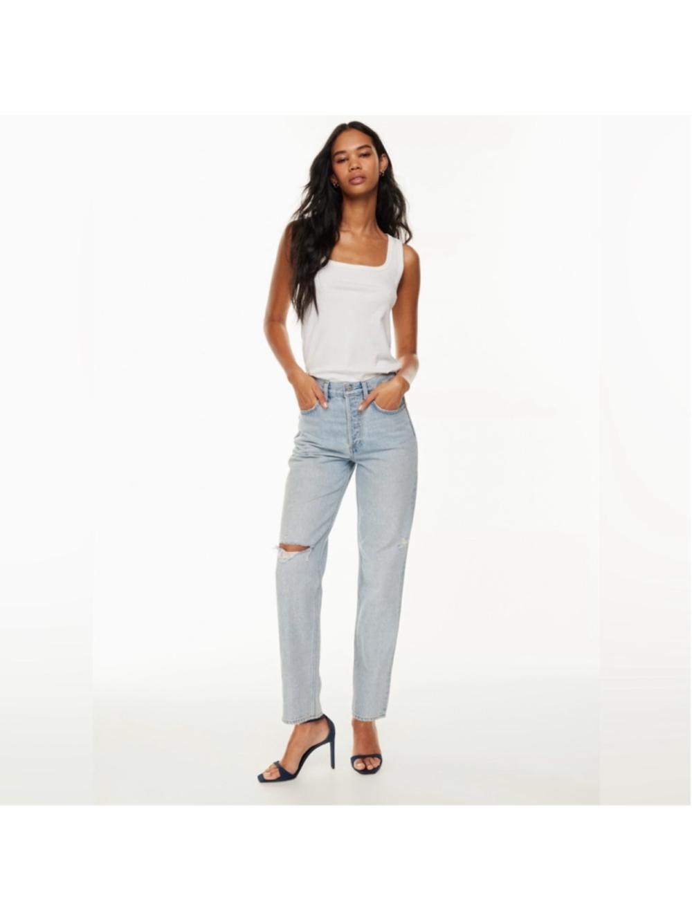 Aritzia Denim Forum '90s Boyfriend High Loose Jeans 30L sz 23